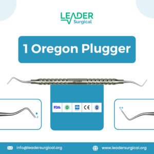 An ultra-fine 1 Oregon dental plugger with a small, angled flat tip for condensing amalgam in the smallest proximal boxes.