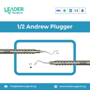 A double-ended 1,2 Andrew dental plugger featuring two distinct small tips for precise amalgam condensation in conservative preparations.