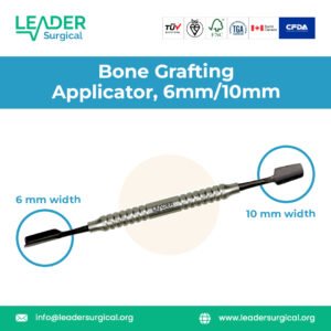 Bone Grafting Applicator 6mm/10mm professional dental bone grafting applicator for precise placement during implant surgery