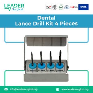 Dental Lance Drill Kit 4 Pieces professional dental lance drill kit for implant and surgical procedures