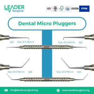 Dental micro pluggers with very fine, smooth tips for condensing and shaping small increments of restorative material in minimally invasive preparations.