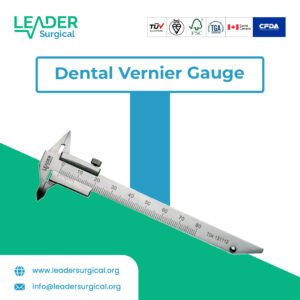 Dental vernier gauge for precise tooth and orthodontic measurement