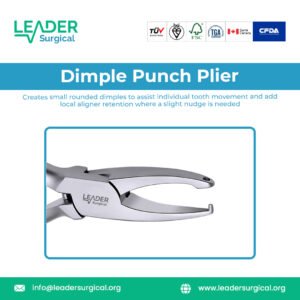 Dimple Punch Plier for precise dental and orthodontic procedures
