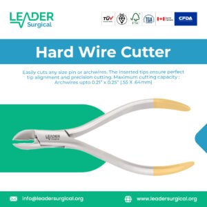 Hard Wire Cutter for precise dental and orthodontic procedures
