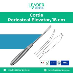 Premium Cottle Periosteal Elevator 18cm for rhinoplasty and nasal tissue elevation