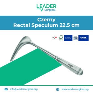 Premium Czerny Rectal Speculum 22.5cm single-bladed for proctology and anorectal examination procedures