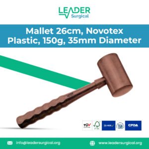 Premium Novotex Plastic Mallet 26cm 150g with 35mm diameter head for gentle surgical osteotomy and chisel work